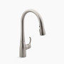 KOHLER  Simplice® Compact pull-down kitchen sink faucet with three-function sprayhead