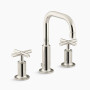 KOHLER Purist® Widespread bathroom sink faucet with Cross handles 1.2 gpm