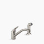 KOHLER  Jolt® Single-handle kitchen sink faucet with side sprayer