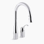KOHLER  Simplice® Pull-down kitchen sink faucet with three-function sprayhead - K-647