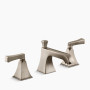 Kohler Memoirs® Stately Widespread bathroom sink faucet, 1.2 gpm