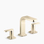 Kohler Parallel® Widespread bathroom sink faucet, 1.0 gpm