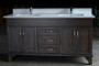 California Onyx 63 Inch Shadow Grey Vanity