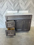 Fern 43" Shadow Grey Quartz Bathroom Vanity