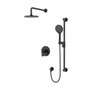 Riobel Arca 2 Way Thermostatic Shower T Kit - Black