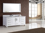 Armada 55" White Single Sink Bathroom Vanity