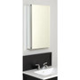 Zenith Aluminum Beveled Mirror Medicine Cabinet 15"