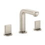 Hansgrohe Metris S Widespread Faucet with Full Handles Brushed Nickel Finish 