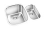 GEM KITCHEN DOUBLE SINK UNDERMOUNT 24” x 18” KM1614