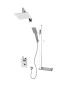 Rubi Kali 1/2" Thermostatic Shower Kit Brushed Nickel