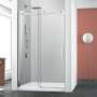Zitta Bellini Alcove Black Shower Door 48" x 32" with Base