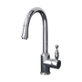 Rubi Basilico Single Lever Kitchen Faucet Two-Jet Chrome