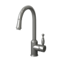 Rubi Basilico Single Lever Kitchen Faucet Two-Jet Stainless Steel