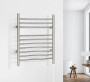 WarmlyYours the Infinity Towel Warmer Brushed Stainless Steel