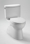 Toto Vespin II Two-Piece High-Efficiency Toilet, with SanaGloss, 1.28GPF