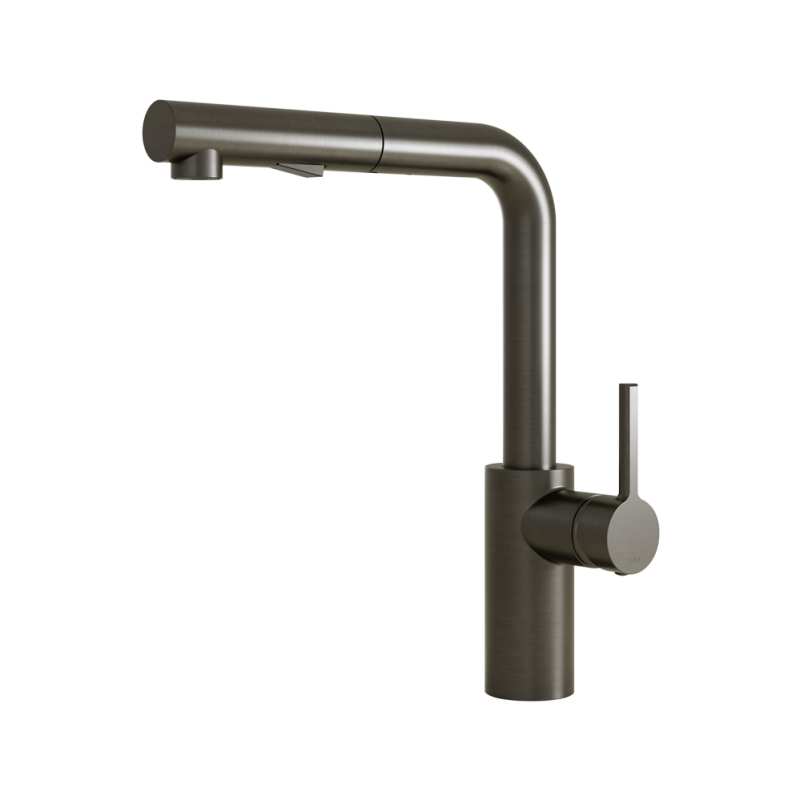煮梅　1207 Rubi Noto Pull-Out Kitchen Faucet - Matte Black