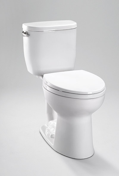 Toto Entrada Close Coupled Elongated Toilet 1.28GPF - York Taps