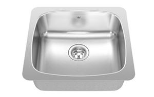 Kindred Qsu1820 10 Qsu Series Undermount Laundry Sink In Stainless Steel