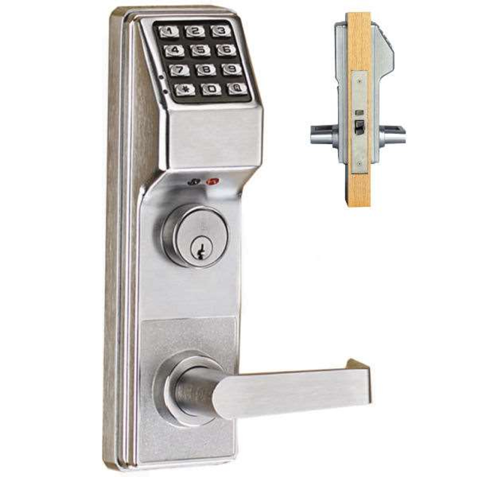 all weather mechanical keyless deadbolt door lock