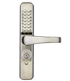 Narrow Storefront Code Locks CODELOCK CL460 Narrow Stile Storefront mechanical keyless lock ...