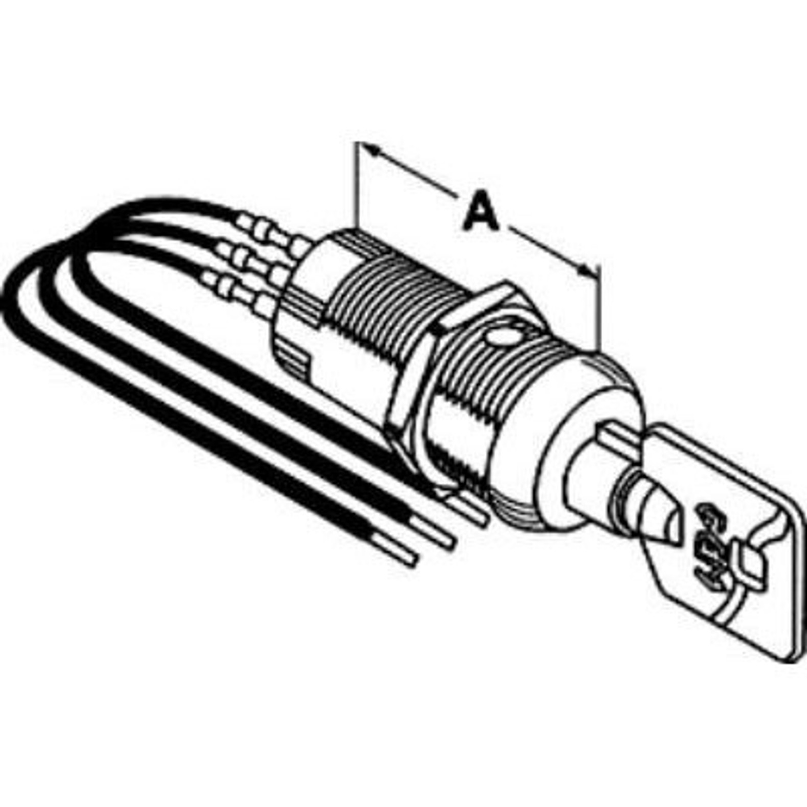 CompX Fort MFSW3-1138 High Security Tubular Key Switch