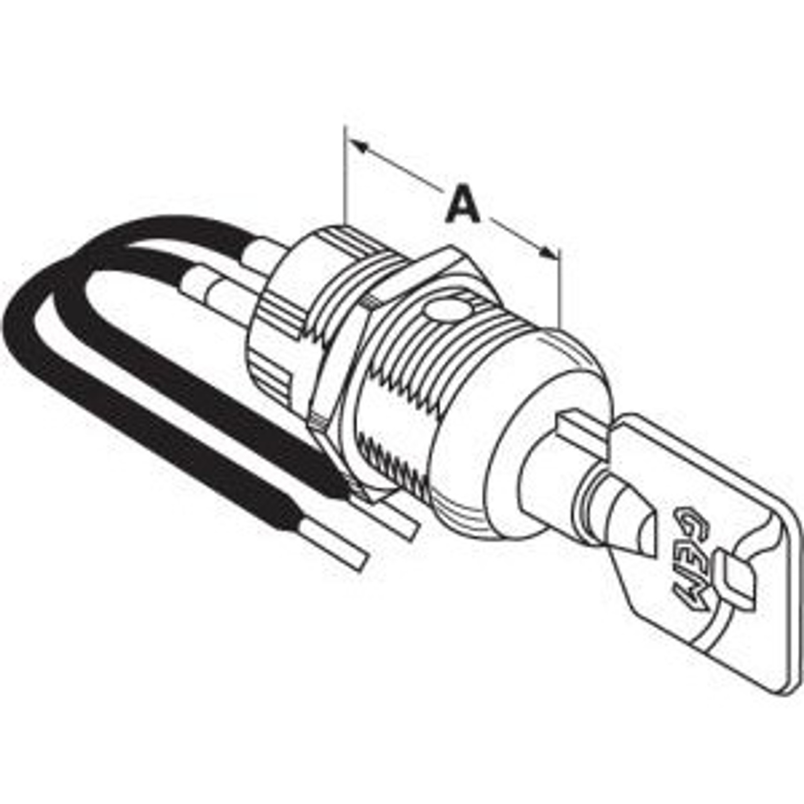 Fort CompX Fort SW2-1138AD High Security Tubular Key Switch - KAL DOOR ...