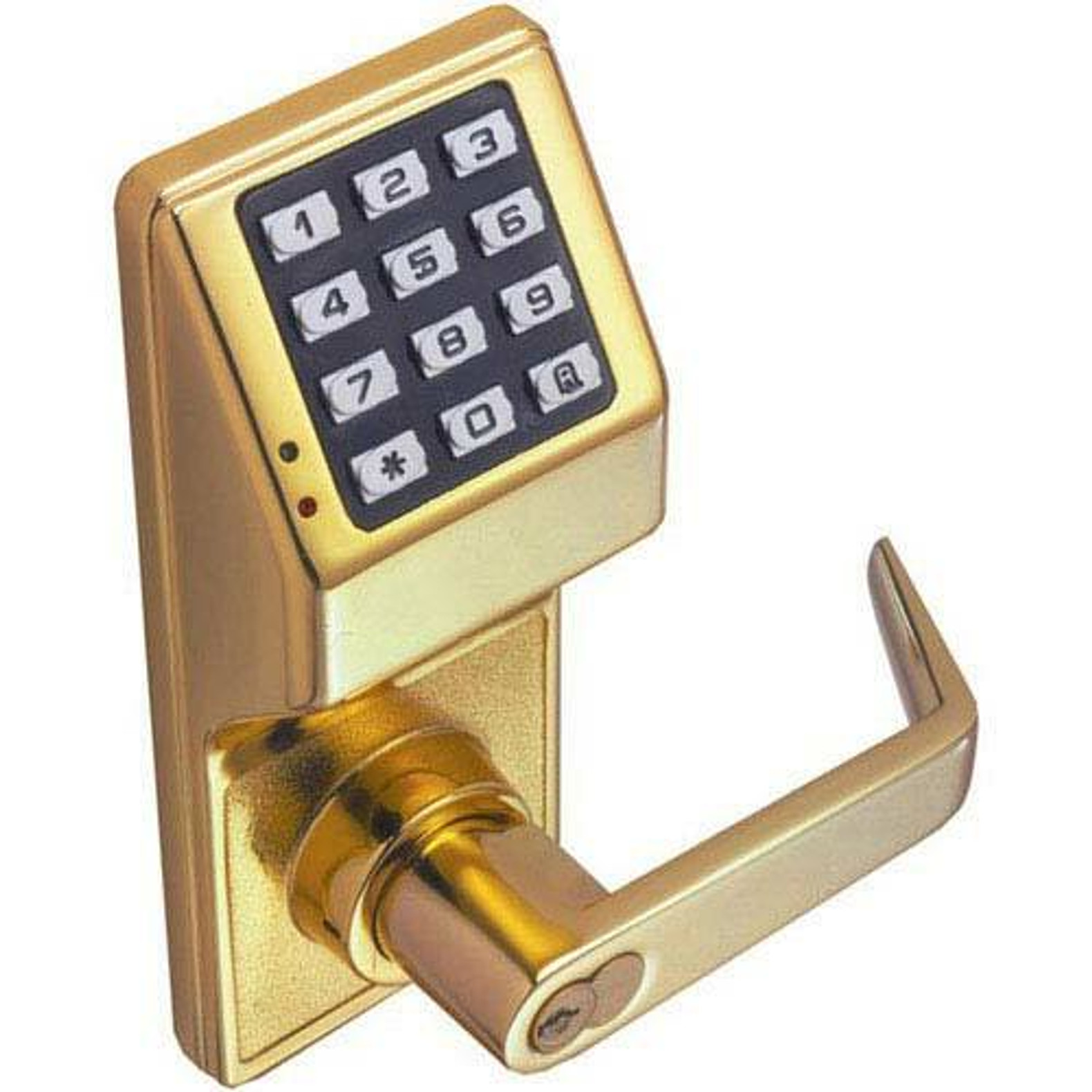 Alarm Lock Trilogy DL2800IC Electronic Lock with Audit Trail Prepped For  Small Format Interchangeable Core (Less Core)