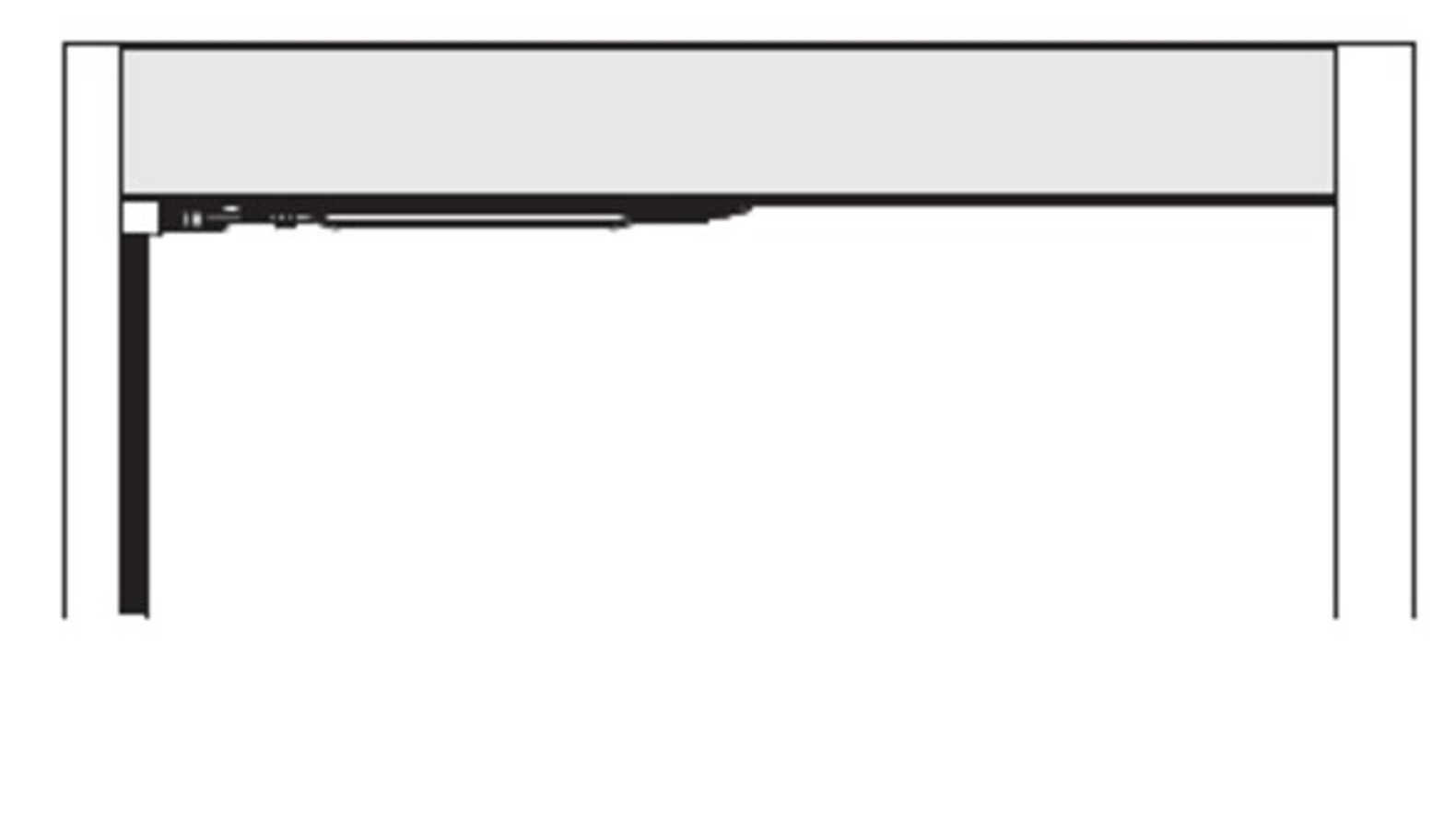 LCN 2811STDOP36INRHANCLR Door Closer part Senior Swing Offset