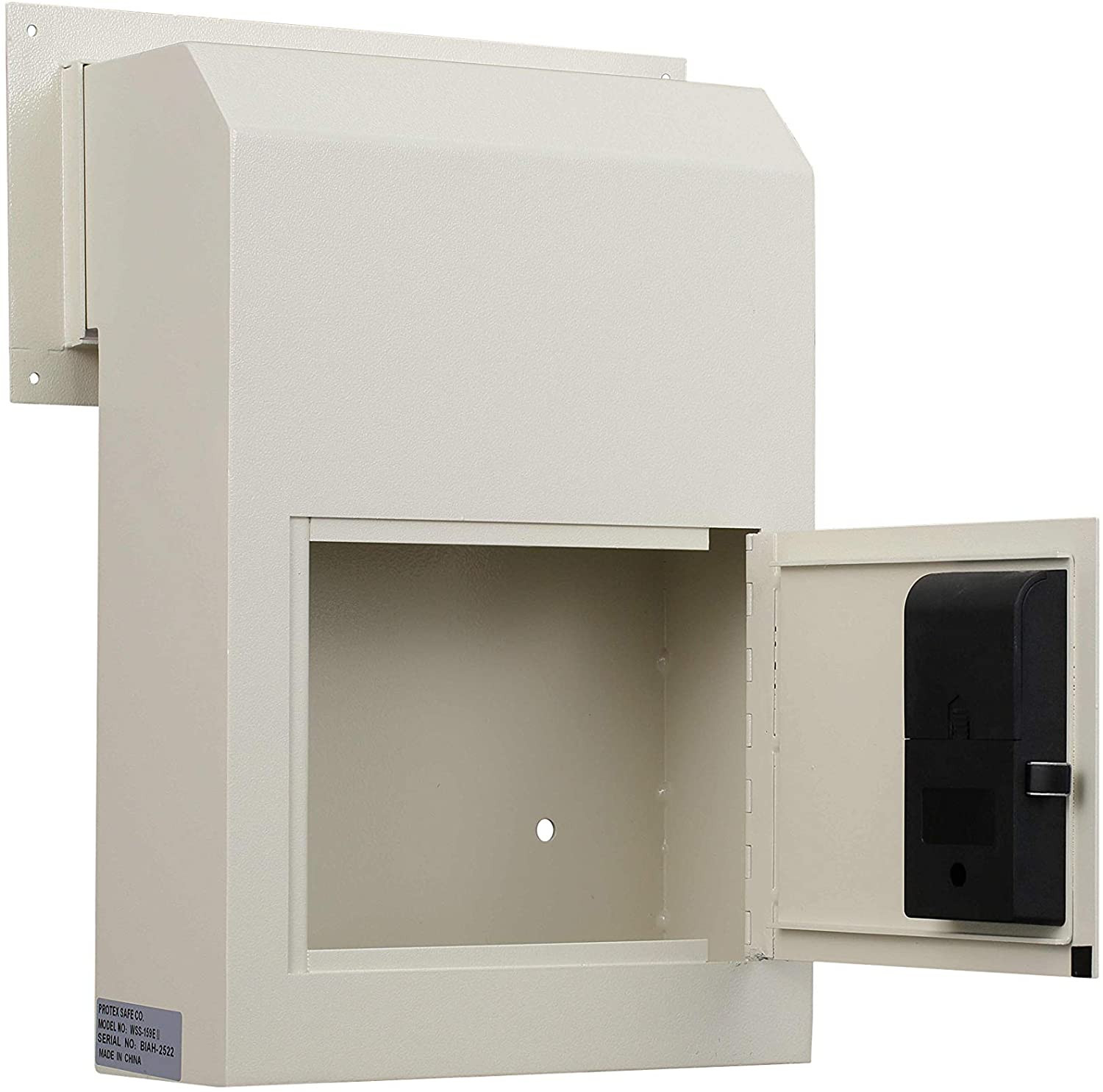 Wss Lock Protex WSS-159E II Through The Door Drop Box with Electronic Lock, Beige