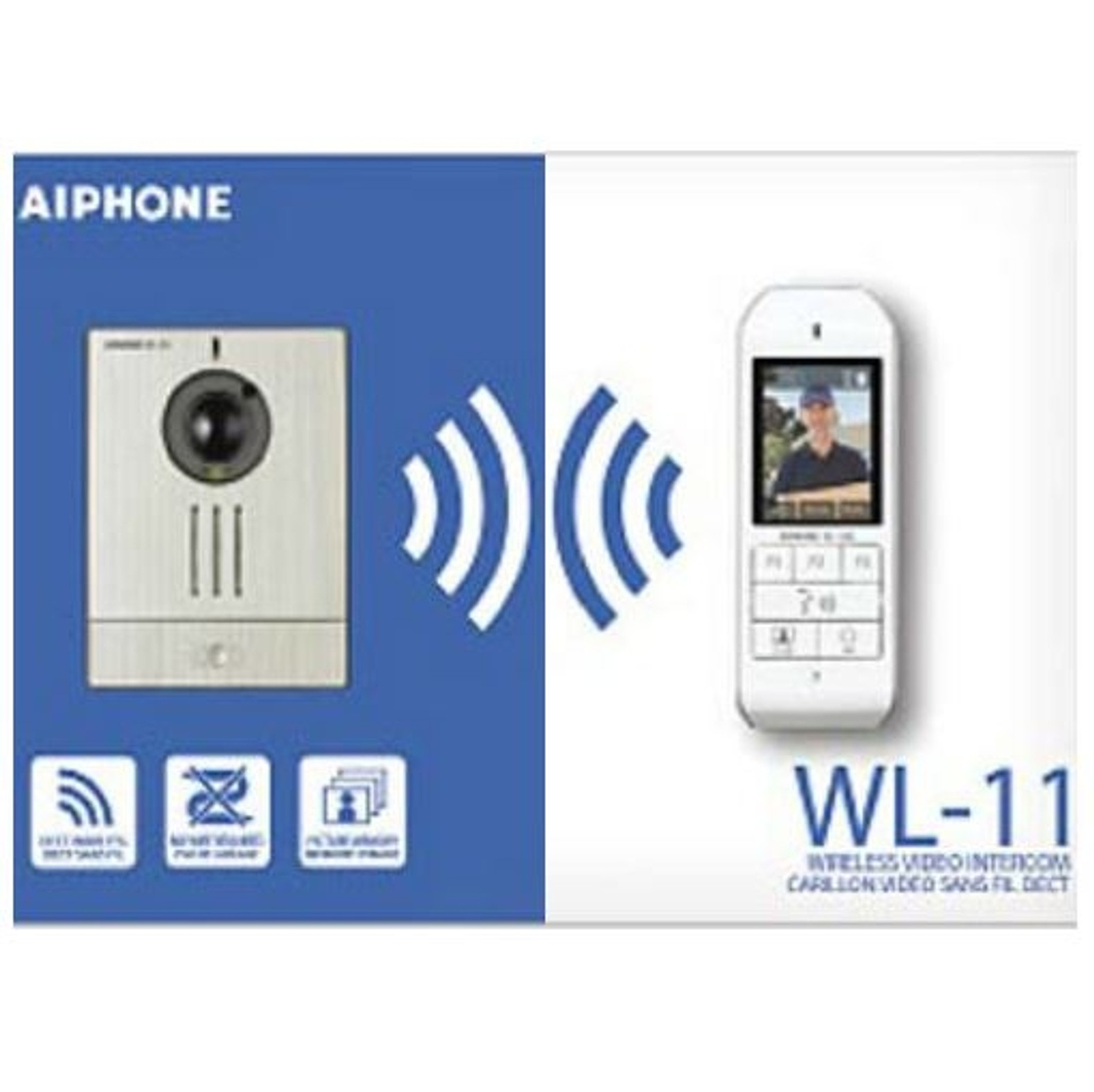 Aiphone WL-11 Wireless Video Intercom Set - Certified