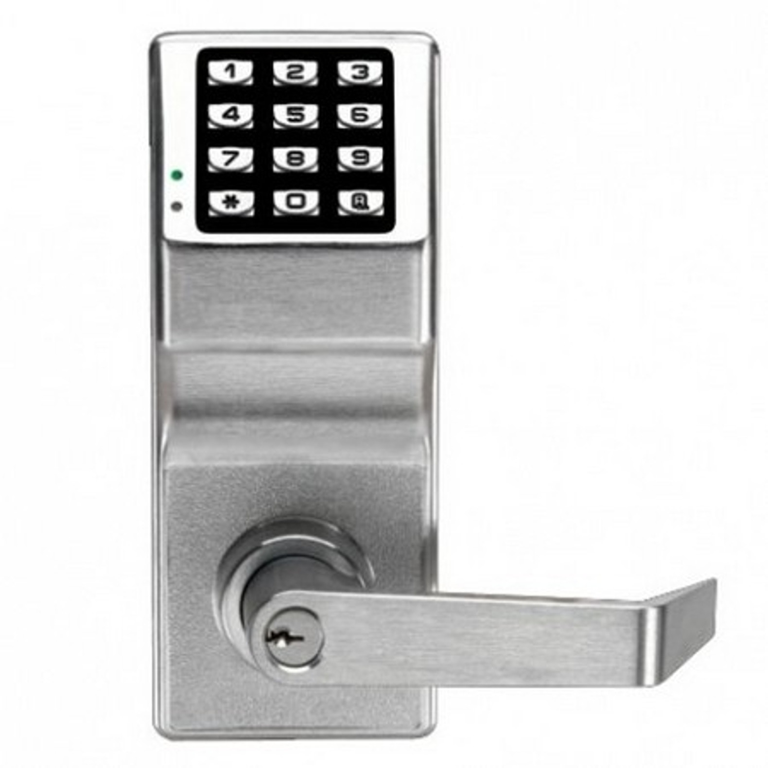Alarm Lock DL2700 Cylindrical Pin Locks DL2700CRL US26D — Alarm Lock  Pushbutton Lock Pushbutton Mortise Door Lock, 100 Users, Satin Chrome KAL  DOOR HARDWARE