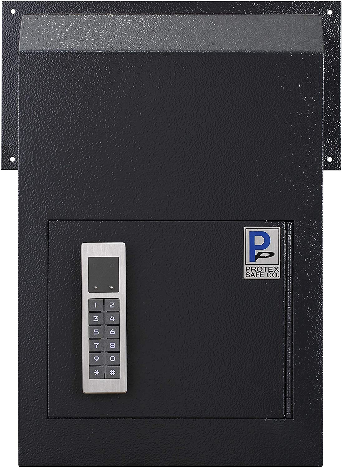 Wss Lock Protex WSS-159E II Through The Door Drop Box with Electronic Lock, Black