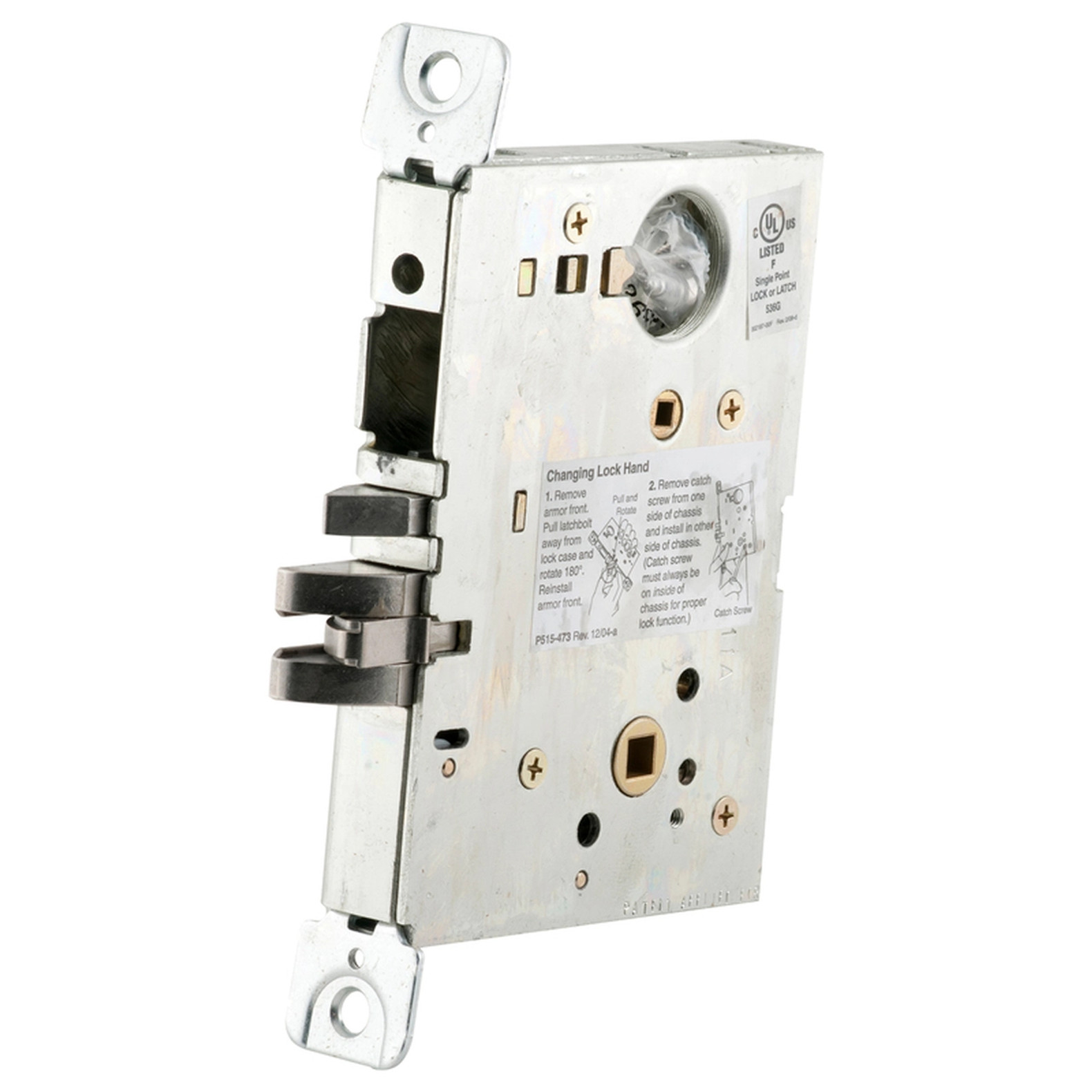 What are the wiring details for the Schlage L9000 mortise RX switch?