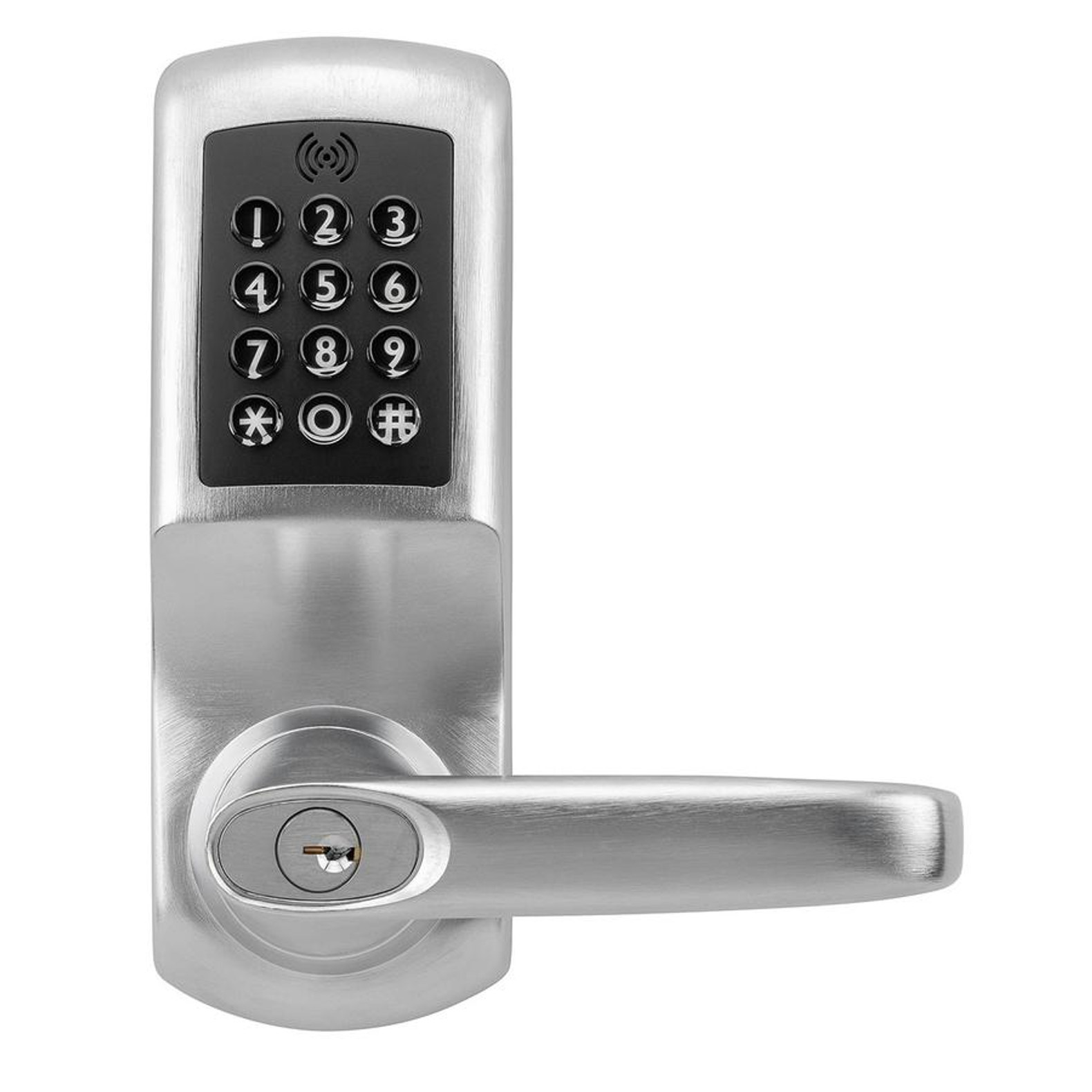 KEYINCODE KIC-5510-WS Wi-Fi Smart Lock Cylindrical Latch Lock