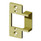Trine 234-4 Access Technology 3000 Series Faceplate in Satin Brass Trine 234-4 Access Technology 3000 Series Faceplate in Satin Brass