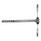 General Lock Exit Device, Surface Vertical Rod, Exit Only (No Outside Trim Included), Panic, 36", Sprayed Duronodic Finish