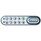 KITLOCK Codelocks KL1006-KIT-LH Horizontal Cabinet Lock Left Hand 3/4" Door KITLOCK Codelocks KL1006-KIT-LH Horizontal Cabinet Lock Left Hand 3/4" Door