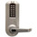 Eplex E5010MWL-626-41 Pushbutton Exit Trim Lever Lock with Medeco Core Override in Satin Chrome Eplex E5010MWL-626-41 Pushbutton Exit Trim Lever Lock with Medeco Core Override in Satin Chrome