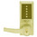 Dormakaba Simplex LR1021S-03-41 Pushbutton Lever Lock with Schlage Core Override in Bright Brass Dormakaba Simplex LR1021S-03-41 Pushbutton Lever Lock with Schlage Core Override in Bright Brass
