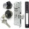 Storefront Door Mortise Lock Hook Deadbolt, Key Cylinder, and Thumbturn Kit in Bronze Finish Storefront Door Mortise Lock Hook Deadbolt, Key Cylinder, and Thumbturn Kit in Bronze Finish