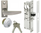 Storefront Door Mortise Deadlatch Lock Lever Handle Latch and Key Cylinder Kit in *** BRONZE FINISH*** Storefront Door Mortise Deadlatch Lock Lever Handle Latch and Key Cylinder Kit in *** BRONZE FINISH***