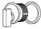 Adams Rite 4066-01 313 Thumbturn Cylinder, Dark Bronze Adams Rite 4066-01 313 Thumbturn Cylinder, Dark Bronze