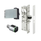 Smart WiFi Storefront Mortise Deadlatch in Aluminum Lock Kit Smart WiFi Storefront Mortise Deadlatch in Aluminum Lock Kit