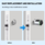 Smart WiFi Storefront Mortise Deadlatch Lock Kit in Bronze/Black Finish