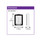 Seco-Larm SK-B141-PQ Surface Mount Bluetooth Keypad, Single-gang Surface Mount Bluetooth Keypad, metal housing, weatherproof and one relay output.