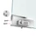 EASILOK SK777 Keyless Herculite Glass Door Bottom Rail Lock