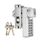 EASILOK SK777S Keyless Herculite Bottom Rail Lock with SFIC Key Override