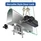 EASILOK SK777S Keyless Herculite Bottom Rail Lock with SFIC Key Override