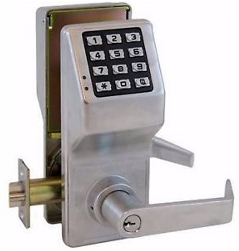 Alarm Lock T2 TRILOGY® Digital Locks DL2700 standard key override in Satin Chrome Alarm Lock T2 TRILOGY® Digital Locks DL2700 standard key override in Satin Chrome