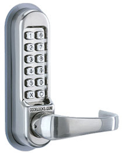 CODELOCK CL515BB Tubular Latchbolt with Passage Feature Back to Back CODELOCK CL515BB Tubular Latchbolt with Passage Feature Back to Back